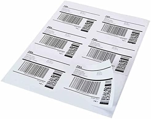 6 Up Shipping Address Labels, 3.33" X 4" (8164/5164) Address SKU Barcode Label for Inkjet/Laser Printer (4000 Sheet -24000 Labels)