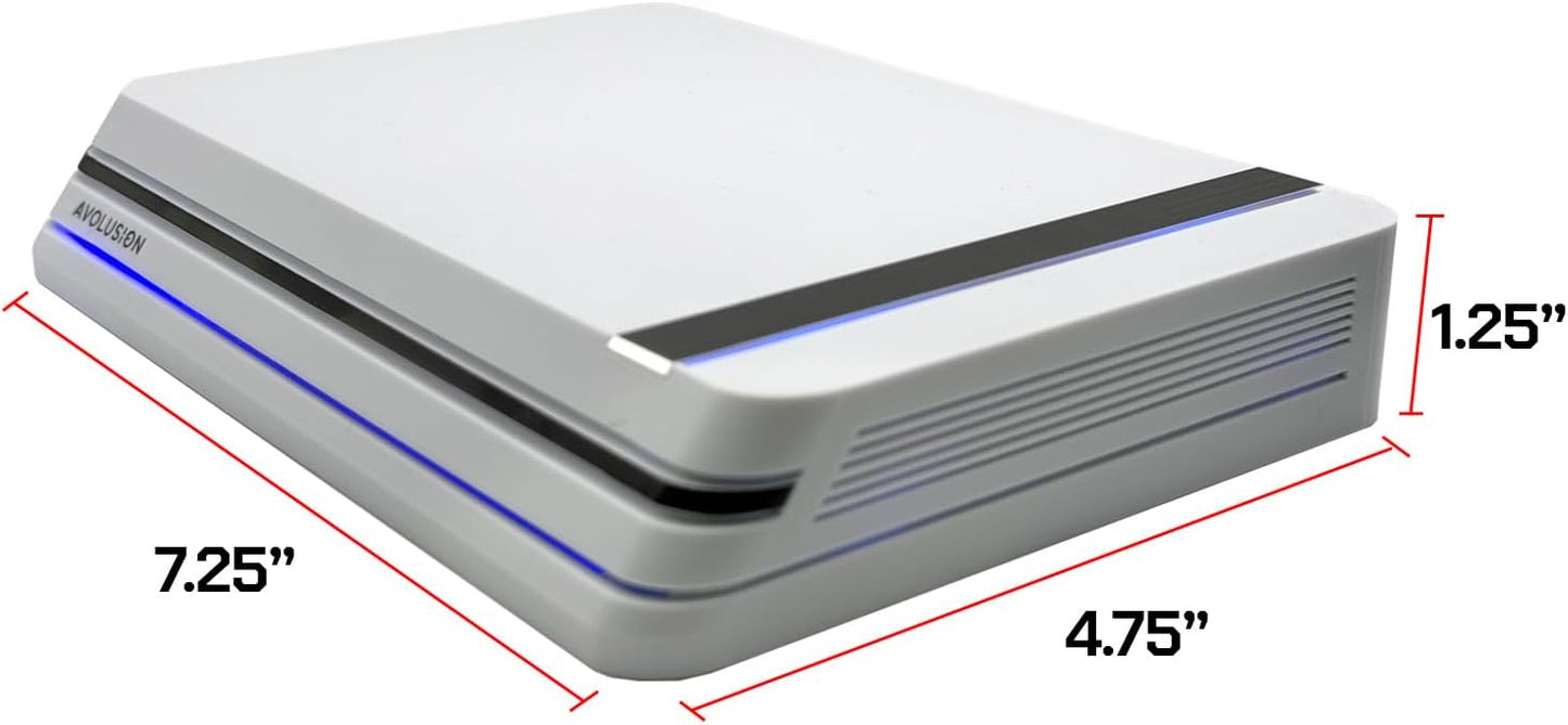Avolusion PRO-X Series USB 3.0 External Hard Drive for WindowsOS Desktop PC/Laptop (White) - (12TB) (Renewed)