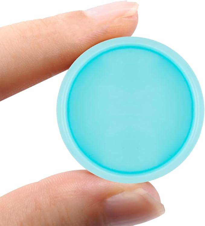 100PCS Discbound Notebook Accessories Expansion Planner Discs Binder Rings Loose-Leaf Plastic Book Binding Disc(Blue,1.25"(32 mm)