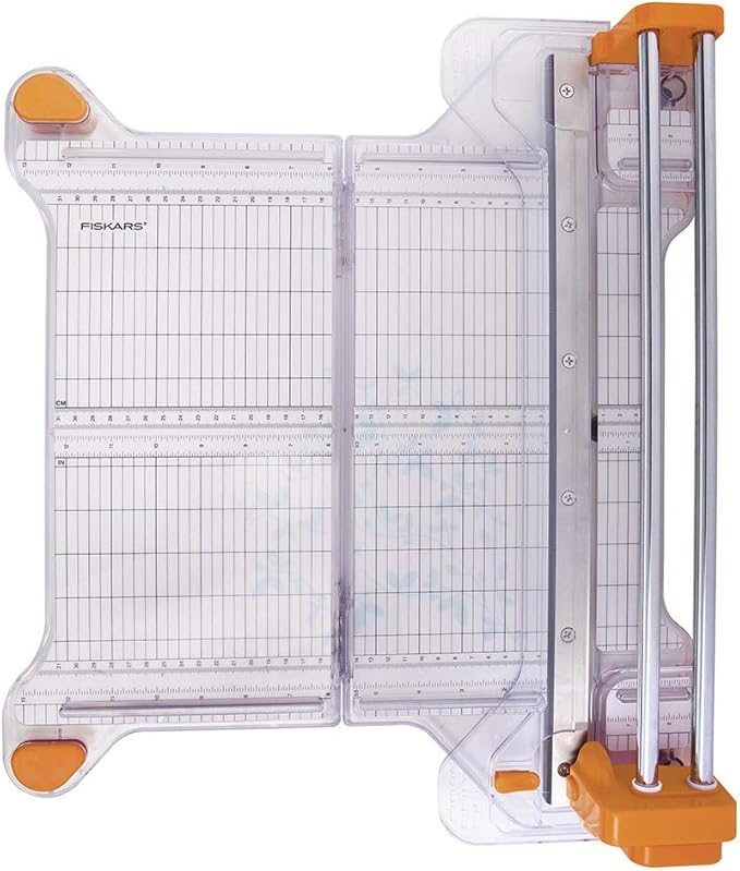Fiskars Procision Rotary Bypass Trimmer, White/Grey