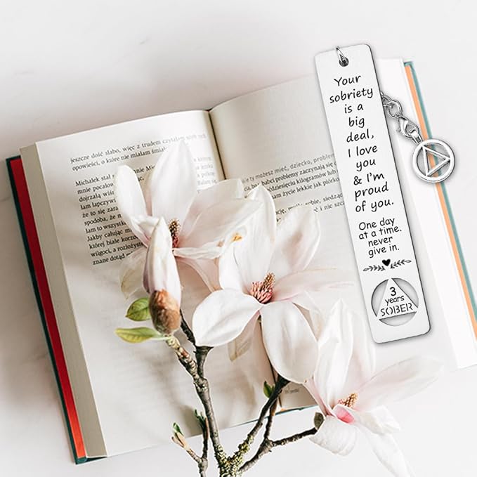 3 Year Sober Gifts for Men, Sobriety Gift for Men Women, Sober Recovery Alcoholics Recovering Gift, Sober Gifts for Loved One in Recovery, 3 Year Sober Anniversary gift-DB18