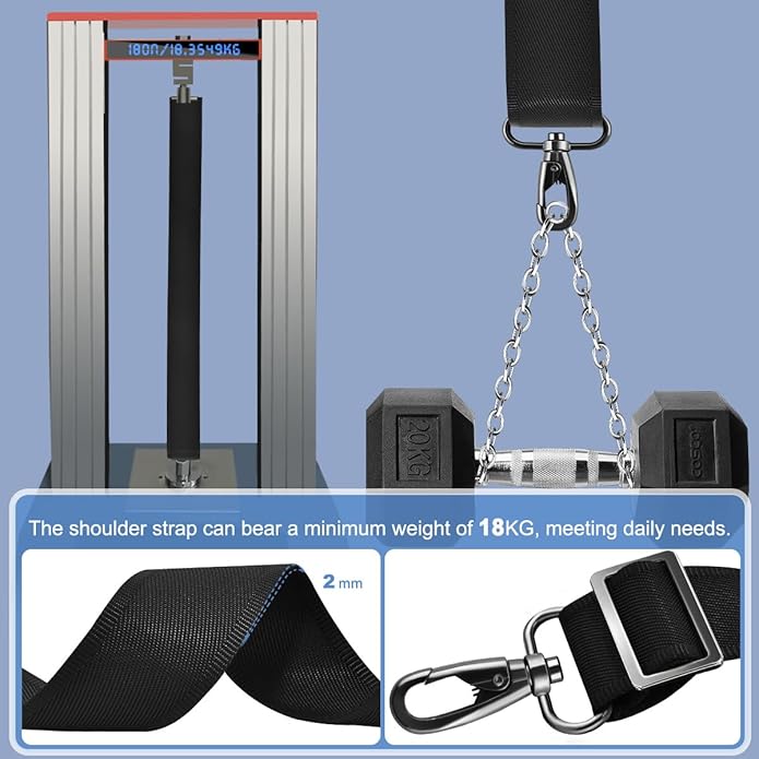 ZINZ 3D Air Cushion Bag Strap 59 inch Adjustable Belt with Padded & Dual Clasps & Swivel Hooks, Comfort Strap for Bags