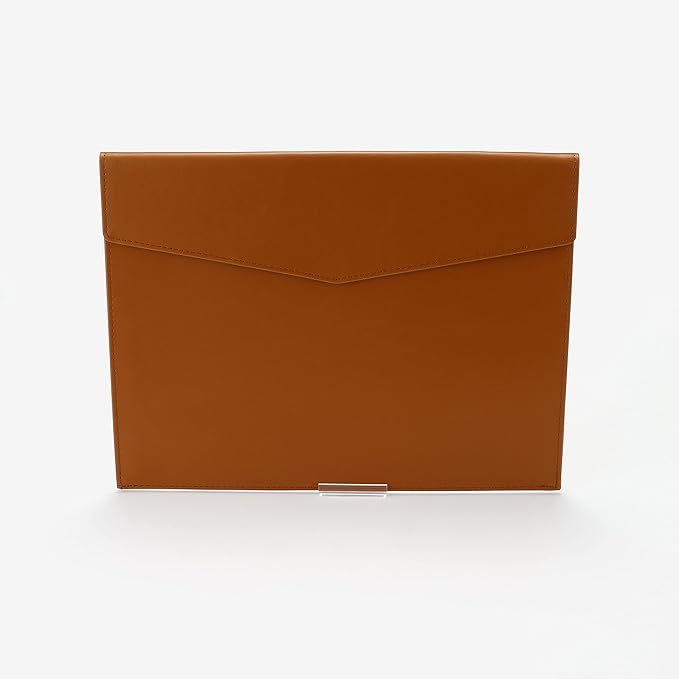 King Jim Document Case, A4 Size, Synthetic Leather, Leatherfes, U Camel, 1997LU Kiya