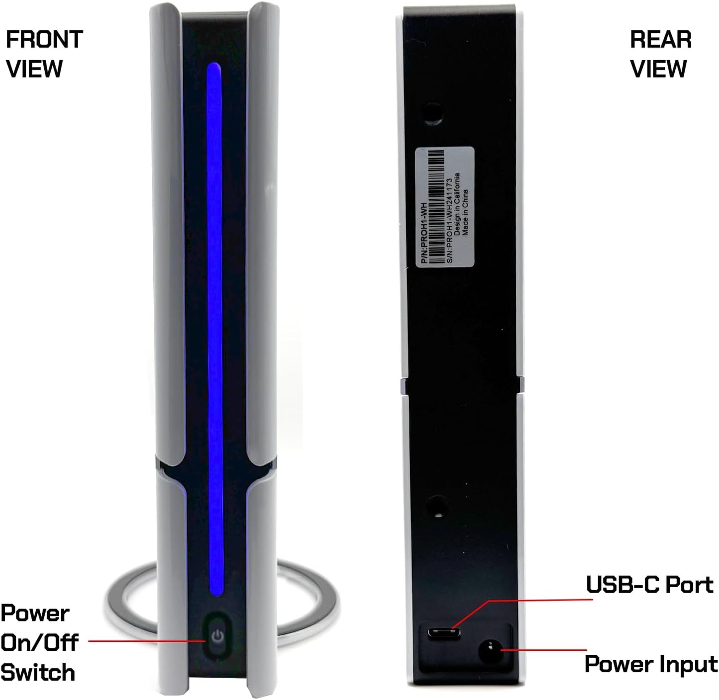 Avolusion PRO-H1 8TB 7200RPM USB 3.2 Gen2 (10Gbps) External Hard Drive (for Windows or MacOS Desktop PC/Laptop) (Renewed)