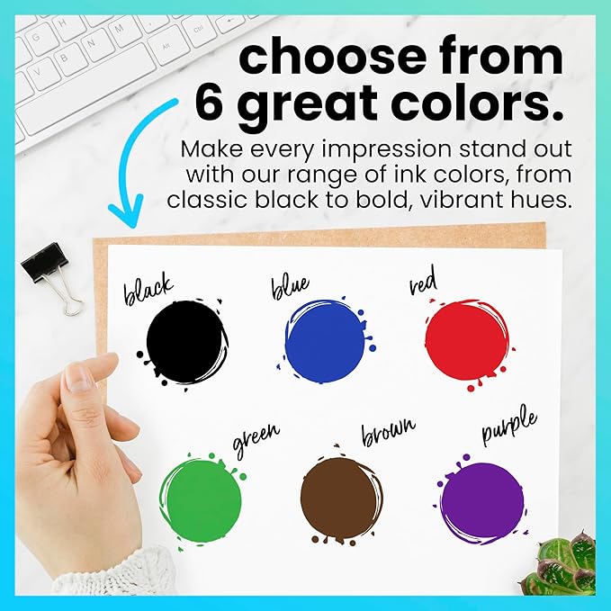 ExcelMark Self Inking Stamp Refill Ink - 2 oz. - Black Ink