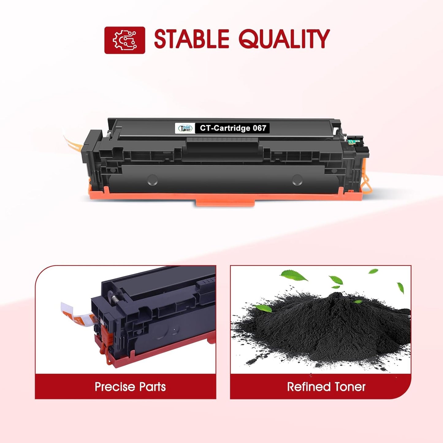 067 Toner Cartridge Set 067H MF654Cdw MF656Cdw Compatible Replacement for Canon Color ImageCLASS LBP632Cdw MF654Cdw MF653Cdw LBP633Cdw Printer 4 Pack High Yield Ink (Black Cyan Yellow Magenta)