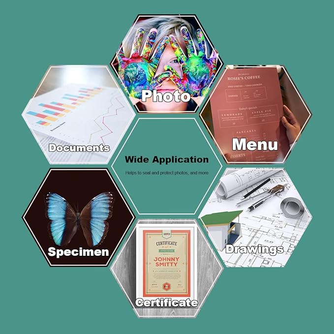 BESTEASY 3 mil Thermal Laminating Pouches (200 Pack), BESTEASY Clear 9 x 11.5 Inch Laminating Sheet Paper for Laminator, Holds 8.5 x 11 Inch Letter Size Sheets