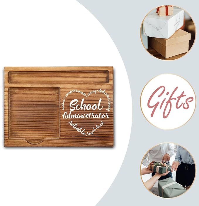 School Administrator Gifts, School Administrator Appreciation Gifts, Thank You School Administrator Gifts, School Administrator Office Decor, School Admin Desk Self-Stick Note Pad Holders GSH8