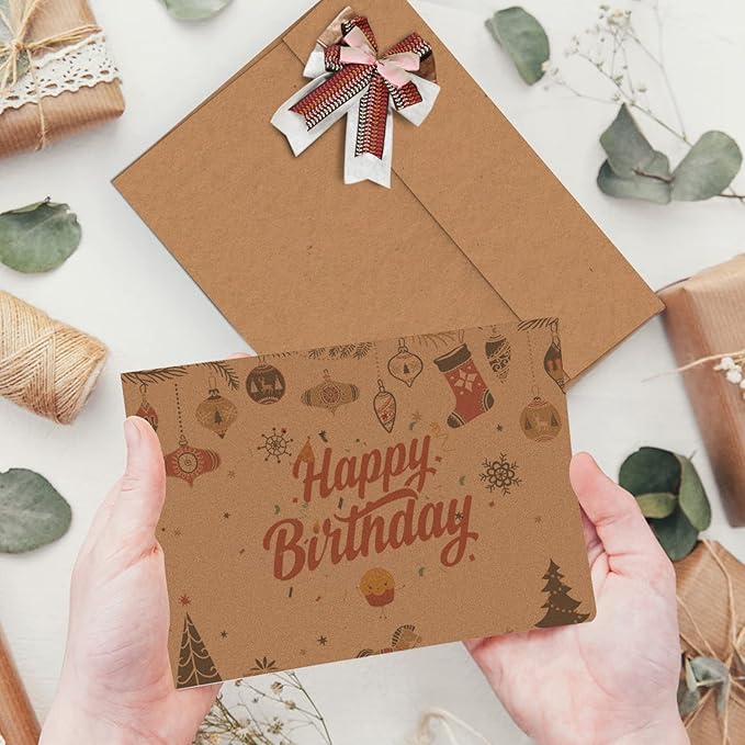 A7 Brown Kraft Envelopes Self Seal 100 Pack 120 GSM,Goefun Printable 5x7 Envelopes for Invitation, Mailing, Weddings, Business, Birthday, Photos, Documents and DIY Cards