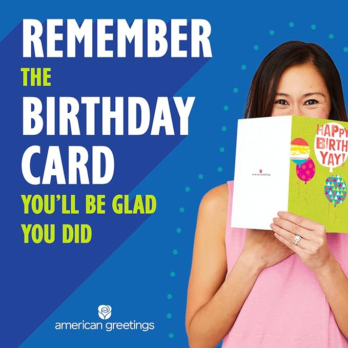 American Greetings Birthday Card for Her (Floral Happy Birthday)