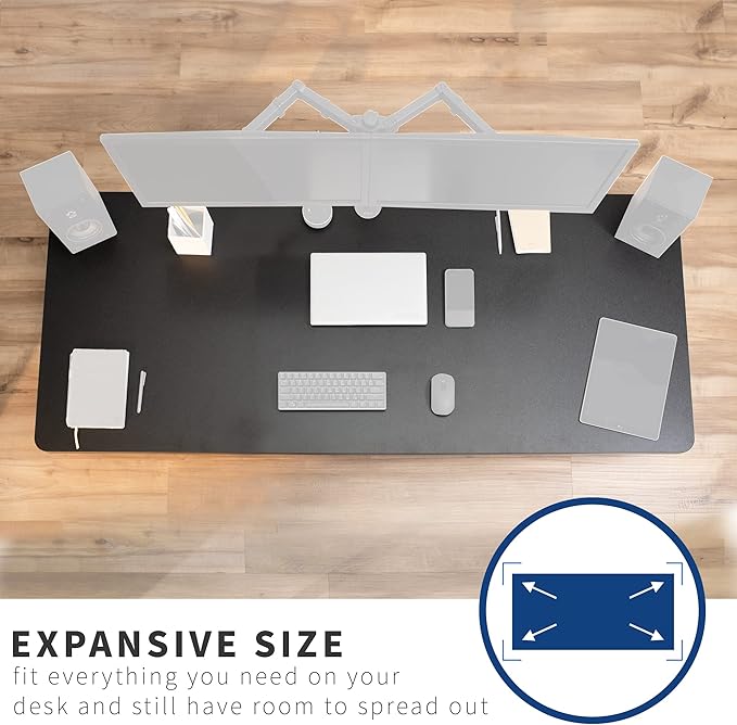 VIVO Universal 71 x 30 inch Solid One-Piece Table Top for Standard and Sit to Stand Height Adjustable Home and Office Desk Frames, Black, DESK-TOP71B