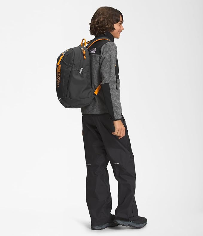 THE NORTH FACE Teen Mini Recon Backpack, Asphalt Grey/Cone Orange-NPF, One Size