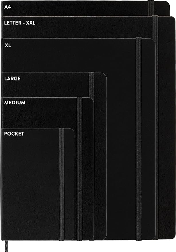 Moleskine Classic 18 Month 2023-2024 Daily Planner, Soft Cover, Large (5" x 8.25"), Black