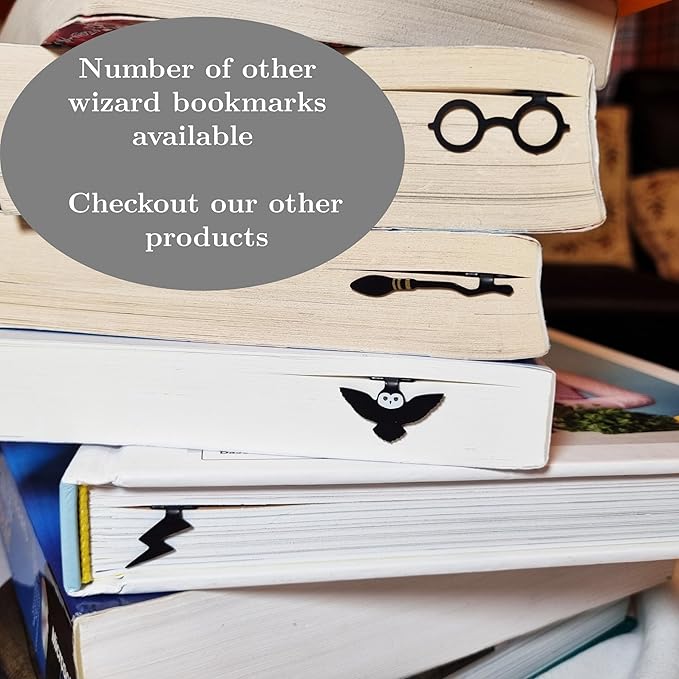 Broom Bookmark Magic Wand Bookmark Metal Bookmark for Witch Wizards Beautiful Bookmark for Girls, Boys, Kids, Book Club Gift Gifts Bookish Gifts for Book Lovers Wizard Bookmarks Teacher Gift (Broom)