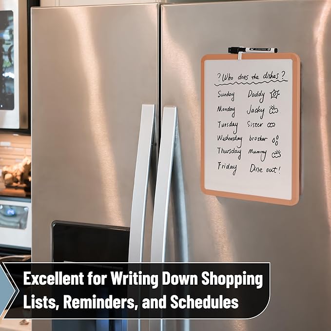 Mr. Pen- Dry Erase Board, 14” x 11” with a Black Dry Erase Marker, Sandstone Color Frame, Small White Board, White Board for Kids, White Board for Students, Small Dry Erase Board, Mini White Board