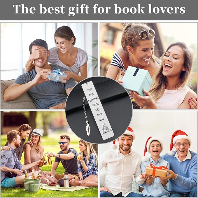 Funny Bookmark for Spicy Fairytale Bookish Gift for Women Girls Book Lover Gifts for Spicy Reader Romance Lover Reading Gift Bookworm Birthday for Friends Valentines Christmas for Her