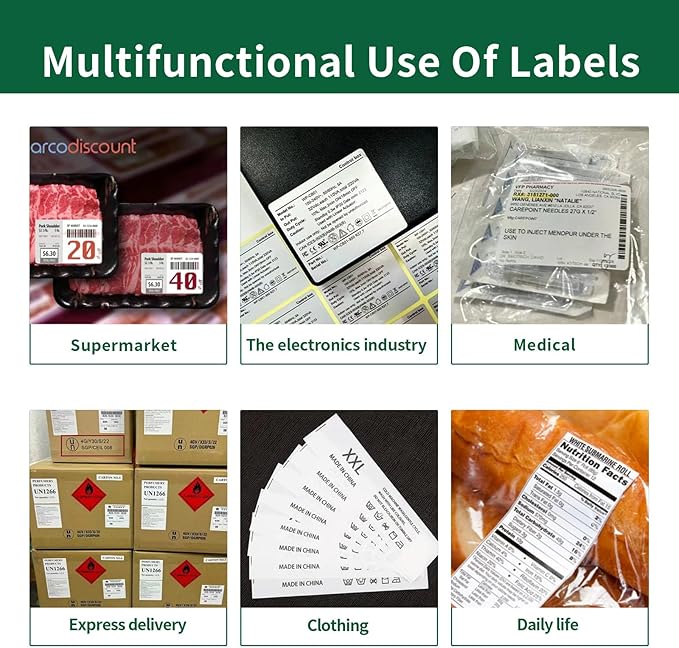 3 Inch Round Labels Printable White Matte,40 Sheets,6 Circles per Sheet,Circle Stickers 3 Inch for Laser/Inkjet Printers,3 Circle Labels,3" Diameter, Letter Size
