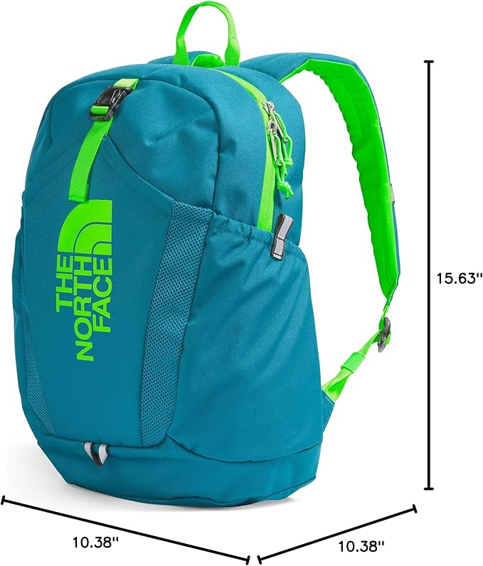THE NORTH FACE Teen Mini Recon Backpack, Blue Moss/Safety Green, One Size