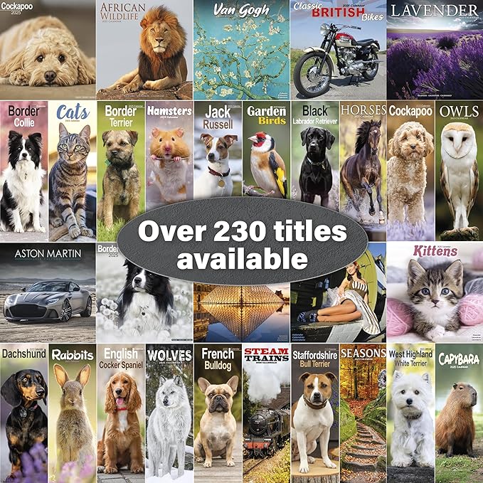 2025 Tractors Wall Calendar, 12X12, Avonside Publishing