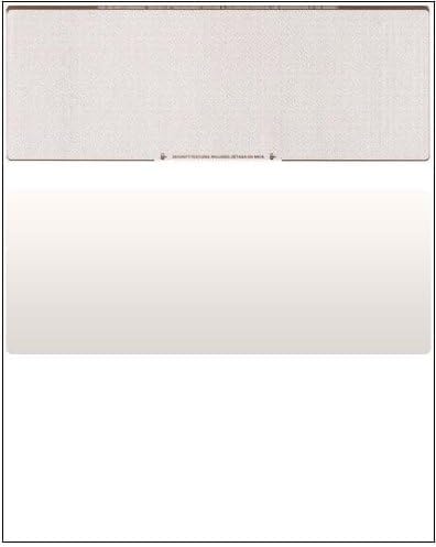 Business Voucher Check Stock - 2500 Sheets, Check on Top, Brown Diamond