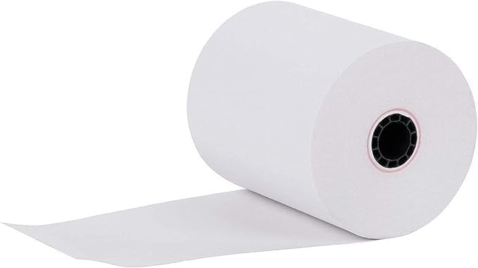 (10 Rolls) 3" x 150' 1 Ply Bond (Non –Thermal Kitchen Printer Paper) POS Receipt Cash Register For Star SP700 SRP275 SMP200 TMU200 MP500 NCR 2174 XR200 IMPACT Printers Requires Ribbons ERC30/34/38