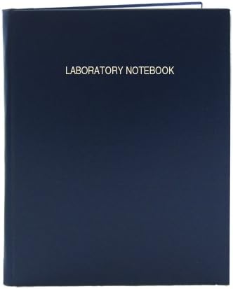 BookFactory Extra Large Lab Notebook - 312 Pages (.25" Grid Format) 8 7/8" x 13 1/2" (Oversized) Blue Imitation Leather Cover Section Sewn Hardbound Laboratory Notebook (LIRPE-312-OGR-A-LBT1)