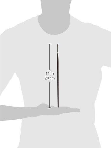 Winsor & Newton Galeria Acrylic Long Handle Round Brush Size: 4 (Set of 3 brushes)