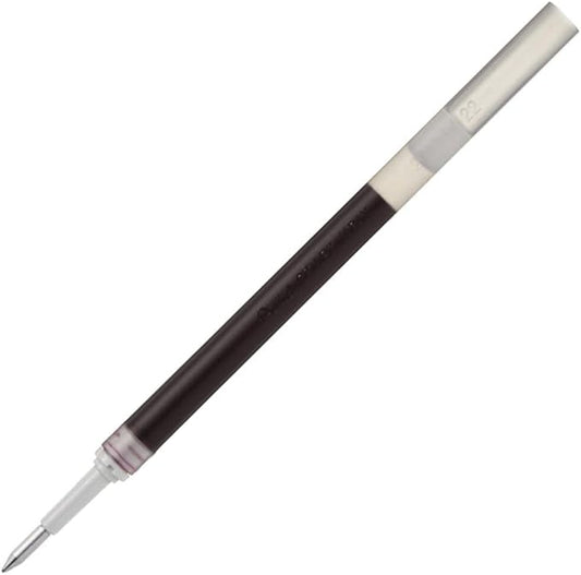 Pentel Refill Ink - For EnerGel Gel Pen, 0.7mm Metal Tip, Medium, Burgundy Ink, 12 pack (LR7-BG)
