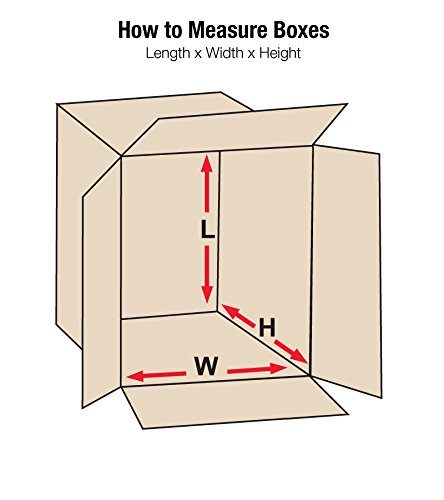 Aviditi 974 Corrugated Cardboard Box 9" L x 7" W x 4" H, Kraft, for Shipping, Packing and Moving (Pack of 25)