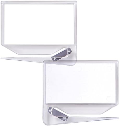 Zippy Clear Business Card Letter Opener (25 Pack) Made in the USA. Perfect for 2 Sided or 2 Business Cards, Photos, Fits 3.5 X 2 inch Insert, Envelope Letter Slitter, Box Cutter, Stainless Steel Blade