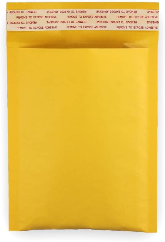 10 EcoSwift Size #000 4 x 8 Kraft Bubble Mailers Self Sealing Bulk Padded Shipping Supplies Packaging Materials Envelopes Bags 4 inches by 8 inches