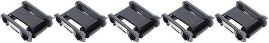 5 Pack - Evolis RCT023NAA Black Monochrome Color Ribbon - K - 2000 Prints