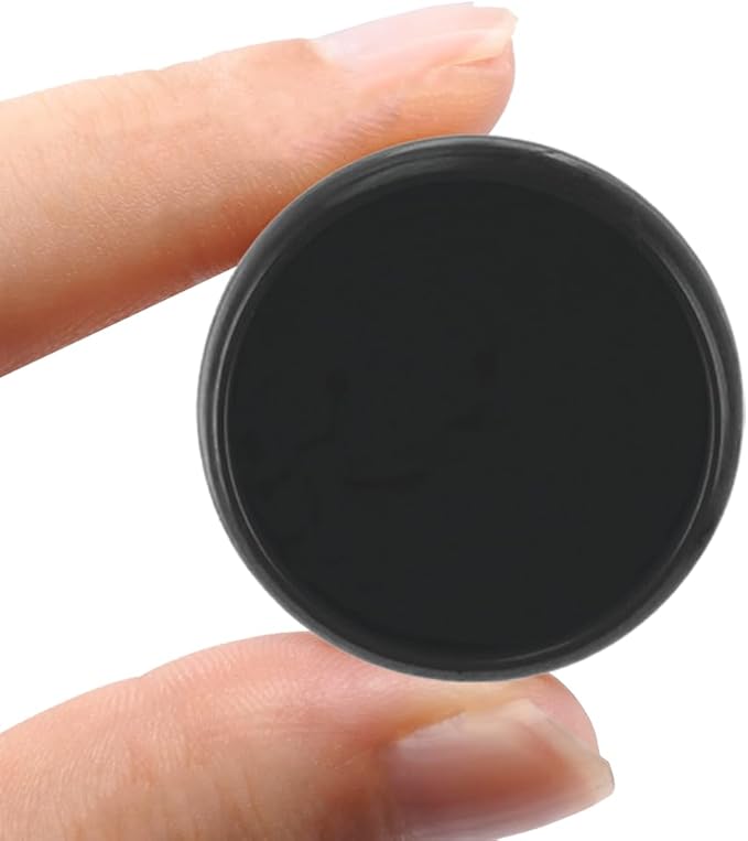 100PCS Discbound Notebook Accessories Expansion Planner Discs Binder Rings Loose-Leaf Plastic Book Binding Disc(Black,1.1"/28 mm)