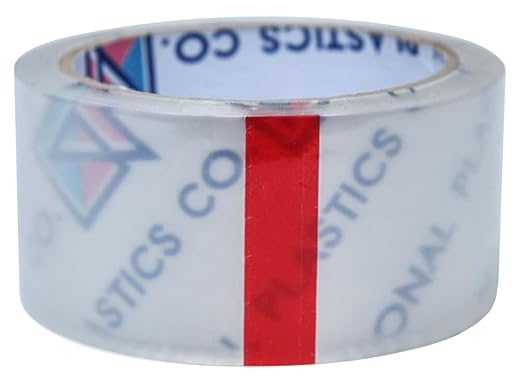Heavy Duty Packing Tape Refill, 1.88 Inch x 60 Yards, 12 Rolls, 3" Core, Packing, Shipping and Mailing, Strong Seal on All Box Types (12 Pack, Clear)