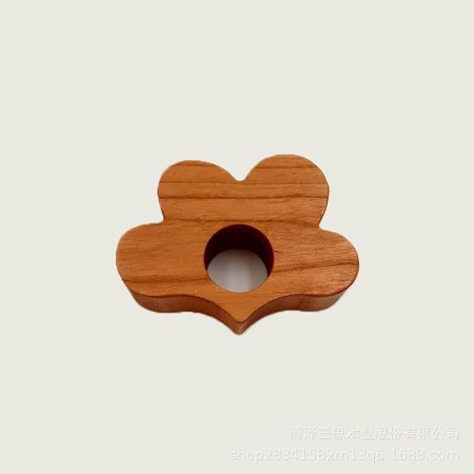 Creative Flower Wooden Bookmark for Men, Wooden Carving Book Mark Gifts for Men Valentine's Day (Flowers)