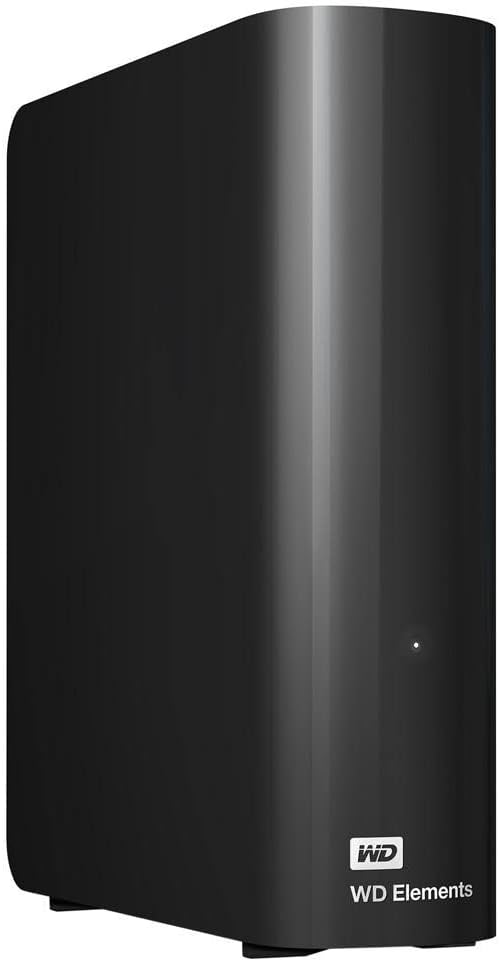 WD 20TB Elements Desktop External Hard Drive, USB 3.0 drive for plug-and-play storage - WDBWLG0200HBK-NESN