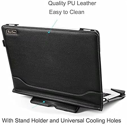 Protective Case Cover Compatible with Dell Inspiron 16 Plus Inspiron 7610 7620 7630 7635 7640 7650 16 inch Notebook Sleeve PU Leather Stand Hard Protective
