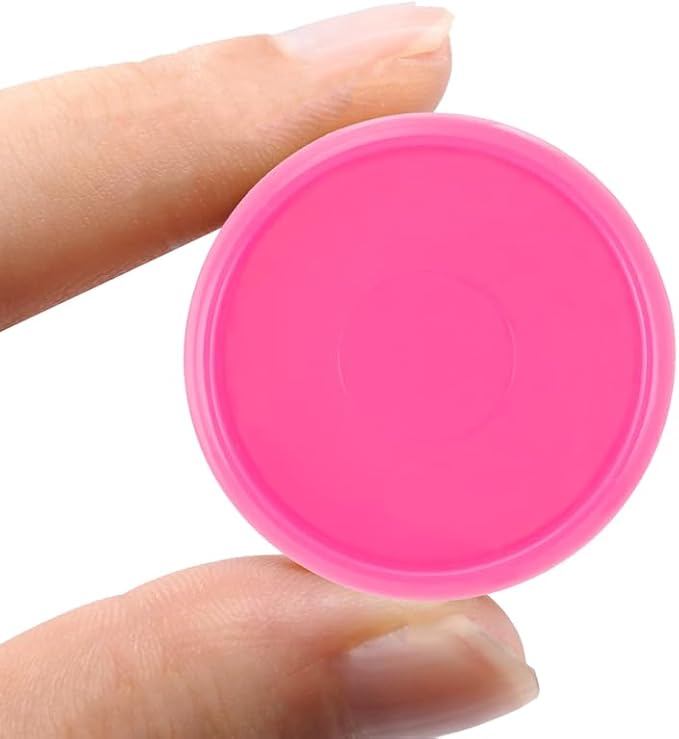 100PCS Discbound Notebook Accessories Expansion Planner Discs Binder Rings Loose-Leaf Plastic Book Binding Disc(Dark Pink,1.1"/28 mm)