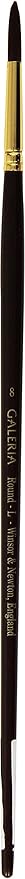 Winsor & Newton Galeria Round Long Handle Brush, Size 9