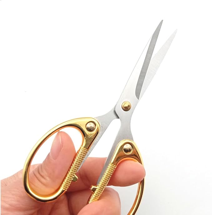 5-inch All Stainless Steel Office Scissors,Ultra Sharp Blade Shears,Sturdy Sharp Scissors for Office Home School Sewing Fabric Craft Supplies Multipurpose Scissors