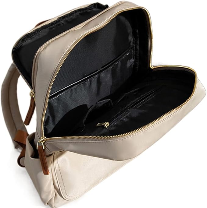 Versatile Oxford Cloth Women's Backpack - Minimalist Design for Daily Commute, Laptop Storage, and More! (Black)
