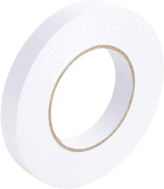Ultra Thin Double Sided Adhesive Tape (1 Inch 55 Yards) Lasting, Acid Free & Heat Resistant, Double Sided Tape for Gifts, Photos, Scrapbooking, Documents, Wallpaper, Crafts, Card and Boxes