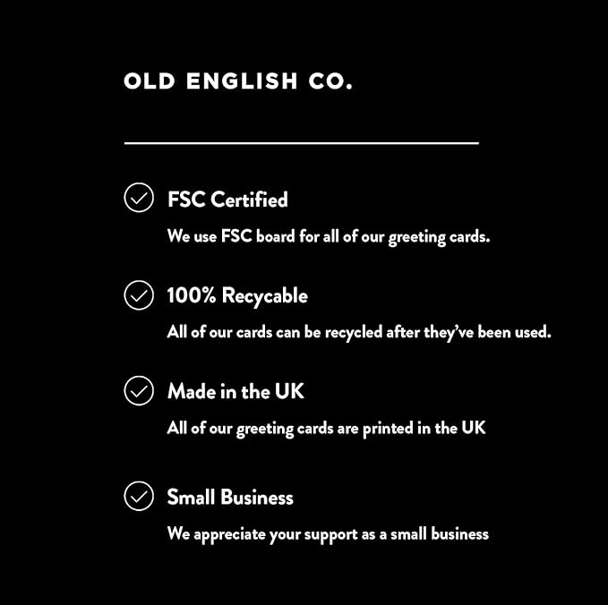 Old English Co. Special Grandma Birthday Card for Her - Pink Flower Butterfly Artwork Birthday Card for Grandma from Grandchildren - Cute Grandma Birthday Card for Her | Not 3D Card