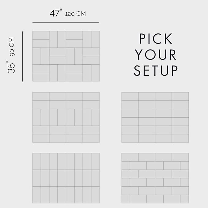 Large Cork Board for Office - Pack of 24 - Black Felt Board Alternative - Felt Bulletin Board Tiles for Office Wall Decor, Push pin Board Wall Organizer for Office (Charcoal Gray)