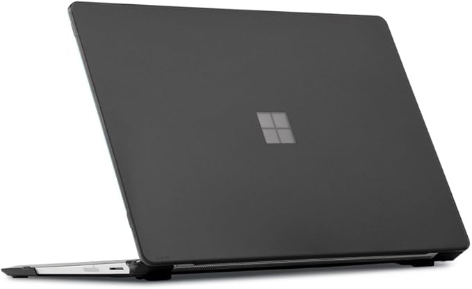 mCover Case Compatible for 13.5" Microsoft Surface Laptop (5/4 / 3/2 / 1) with Alcantara Keyboard ONLY (NOT Compatible with Surface Book and Tablet) - Black