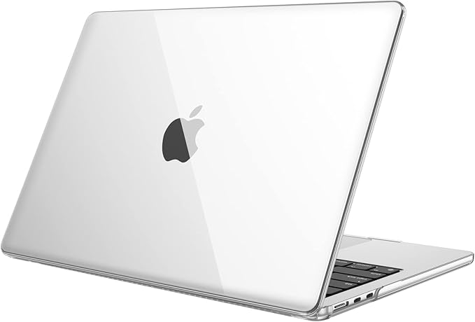 Fintie Case for MacBook Air 13.6 Inch A3113 A2681 (2022 2023 2024 Release) - Snap On Hard Shell Cover for MacBook Air 13.6" M2 M3 Chip with Liquid Retina Display and Touch ID (Crystal Clear)