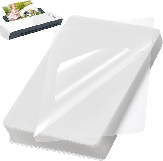 100 Pack Laminating Sheets, Clear 9 x 11.5 Inch Thermal Laminating Pouches for Thermal Laminator, 5 Mil Lamination Sheet Paper, Letter Size, HeatSeal