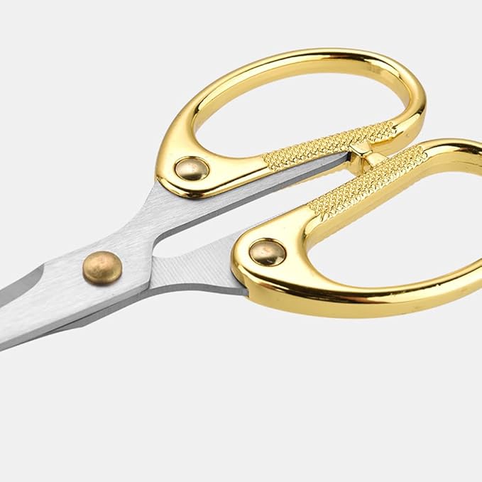 5-inch All Stainless Steel Office Scissors,Ultra Sharp Blade Shears,Sturdy Sharp Scissors for Office Home School Sewing Fabric Craft Supplies Multipurpose Scissors