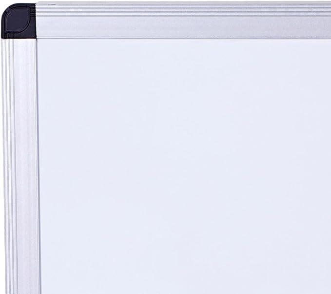 VIZ-PRO Magnetic Dry Erase Board, 72 X 40 Inches, Pack of 2, Silver Aluminium Frame