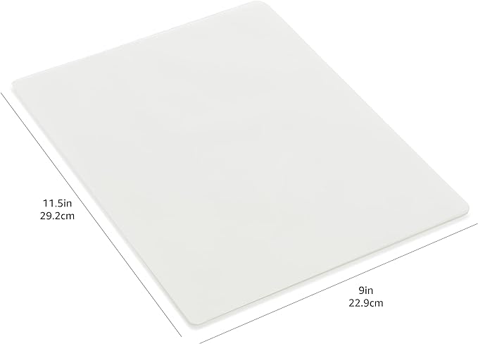 Amazon Basics Clear Thermal Laminating Plastic Paper Laminator Sheets, 9 x 11.5-Inch, 50-Pack, 3mil